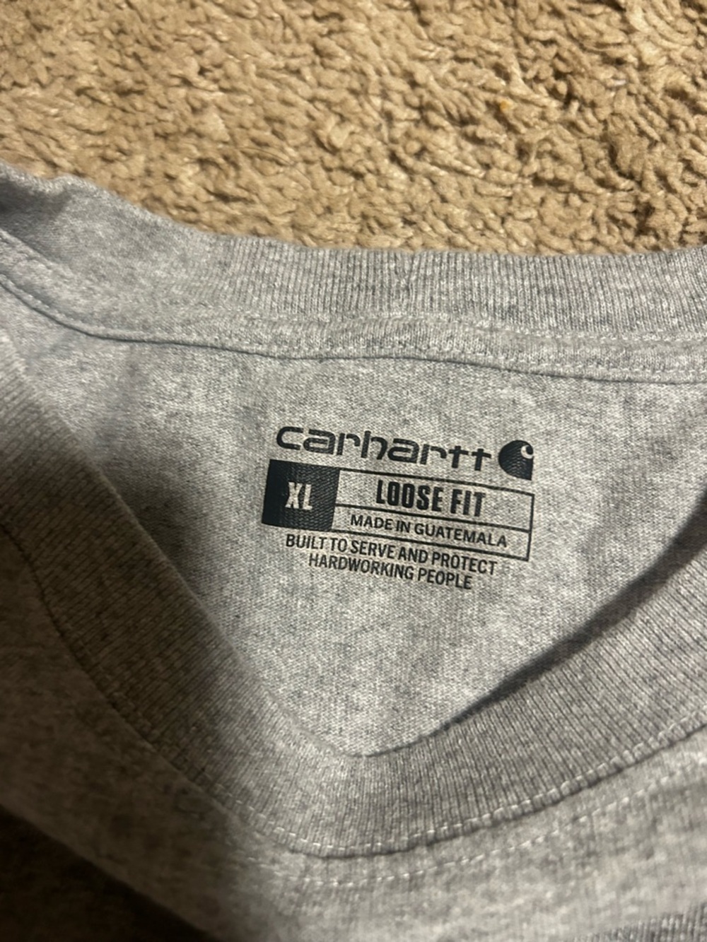 Carhartt Men’s Long-Sleeve Logo Tee size XL - Picture 5 of 6